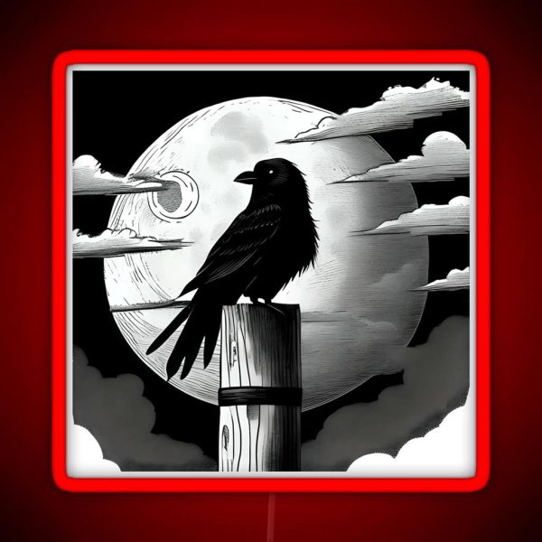 The Crow RGB Neon Sign