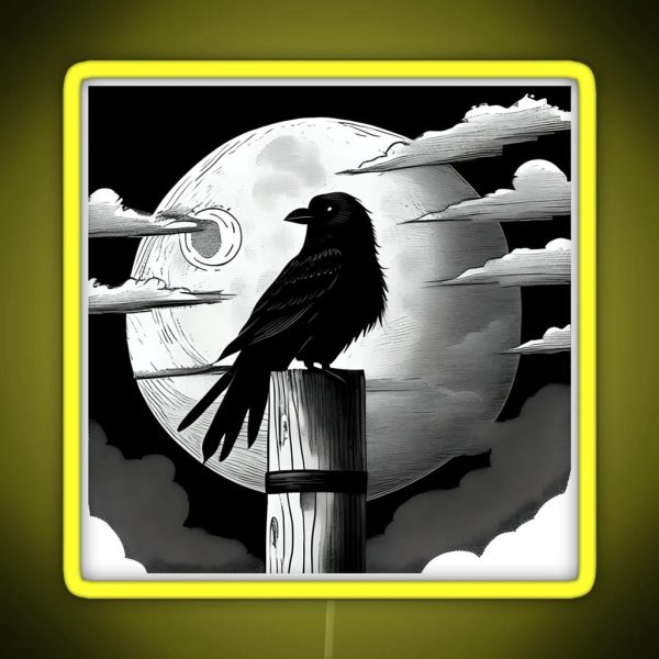 The Crow RGB Neon Sign