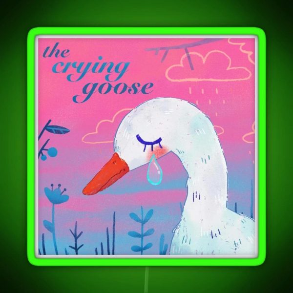The Crying Goose RGB Neon Sign