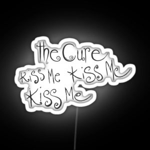 The Cure Kiss Me Kiss Me Kiss Me RGB Neon Sign