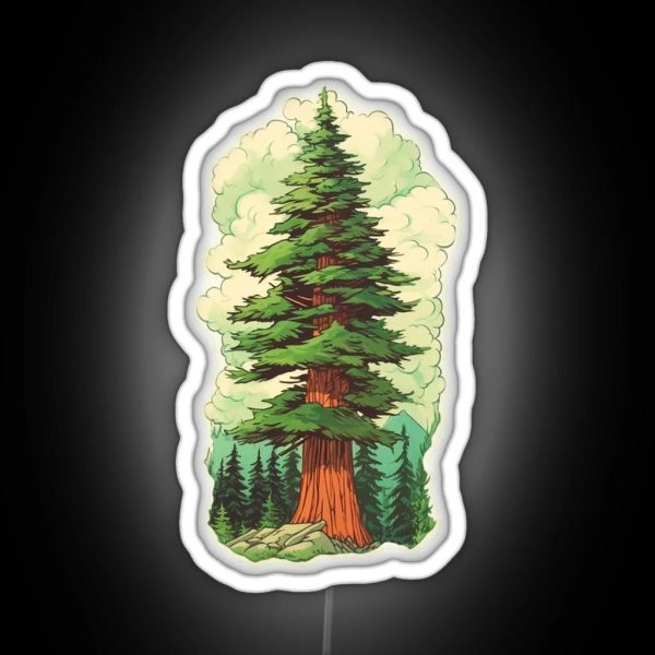 The Daring Douglas Fir RGB Neon Sign