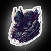 RGB Neon Sign of Batman's The Dark Knight logo