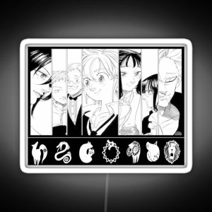 The Deadly Seven Sins RGB Neon Sign