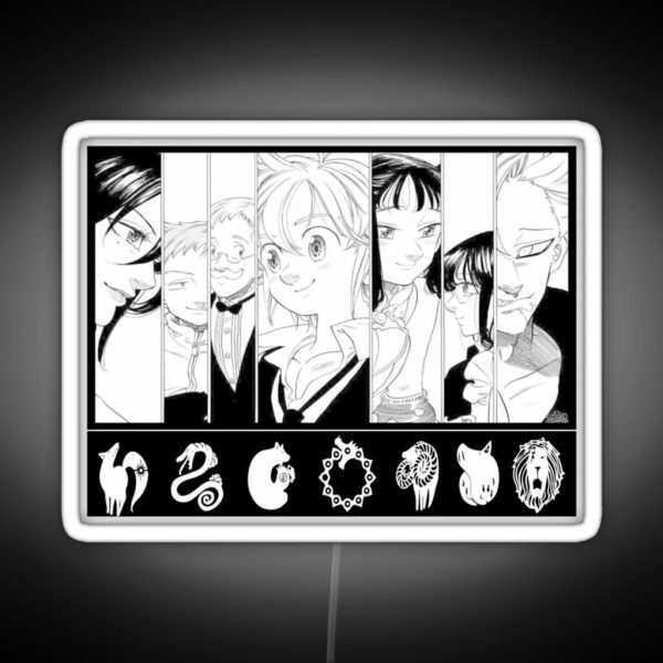 The Deadly Seven Sins RGB Neon Sign