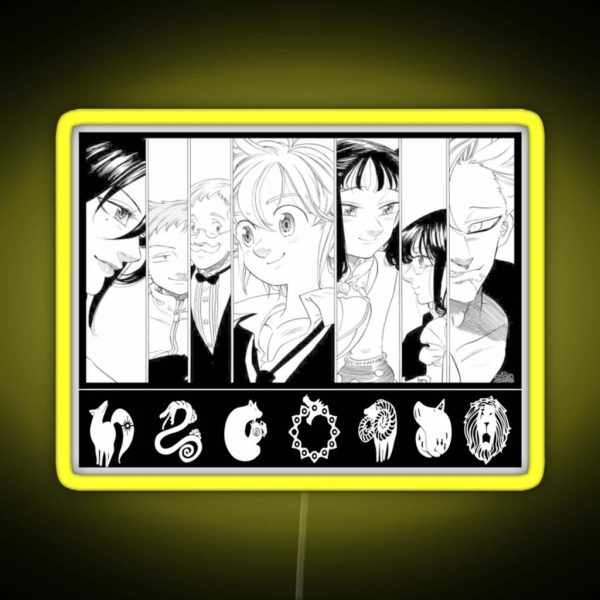 The Deadly Seven Sins RGB Neon Sign
