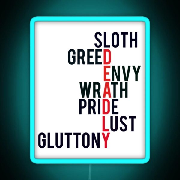 The Deadly Sins RGB Neon Sign