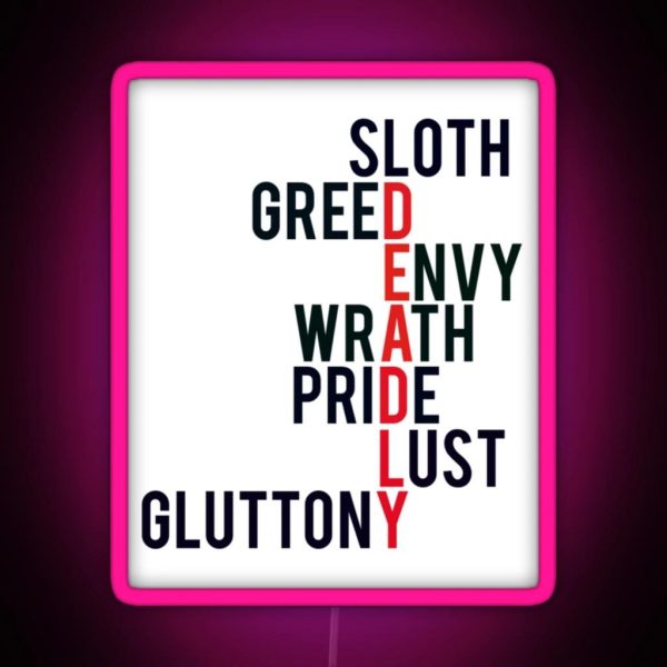 The Deadly Sins RGB Neon Sign