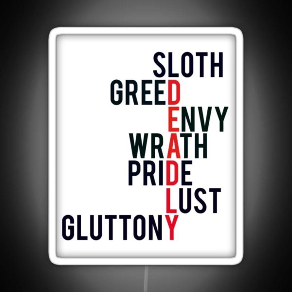 The Deadly Sins RGB Neon Sign
