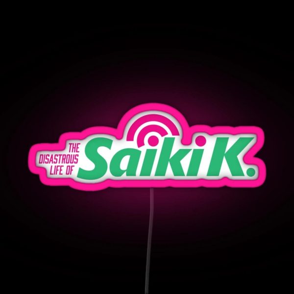 The Disastrous Life Of Saiki K RGB Neon Sign