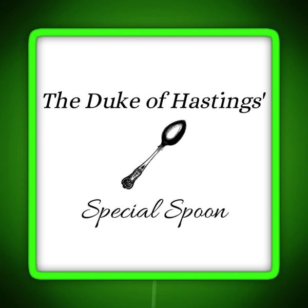 The Duke Of Hastings Spoon RGB Neon Sign