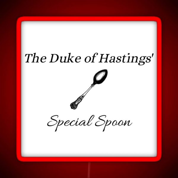 The Duke Of Hastings Spoon RGB Neon Sign