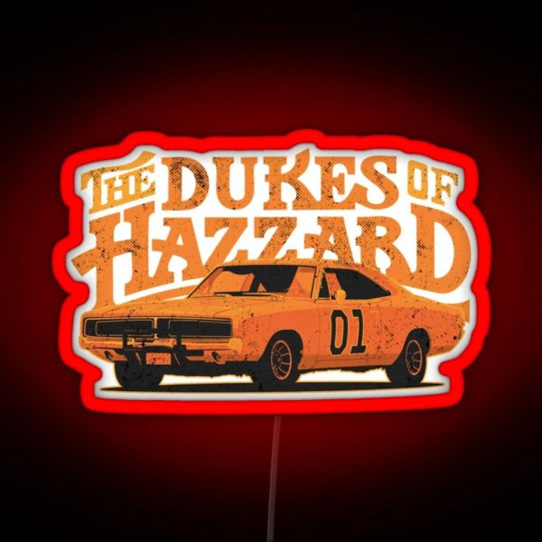 The Dukes Of Hazzard General Lee Classic Led RGB Neon Sign