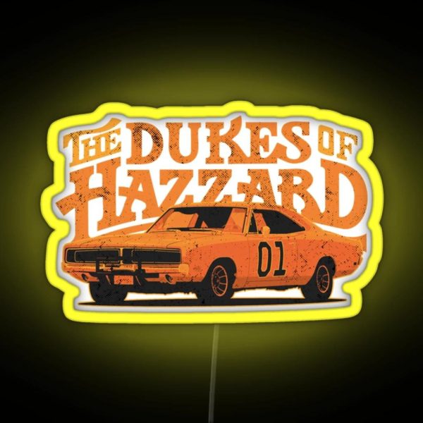 The Dukes Of Hazzard General Lee Classic Led RGB Neon Sign