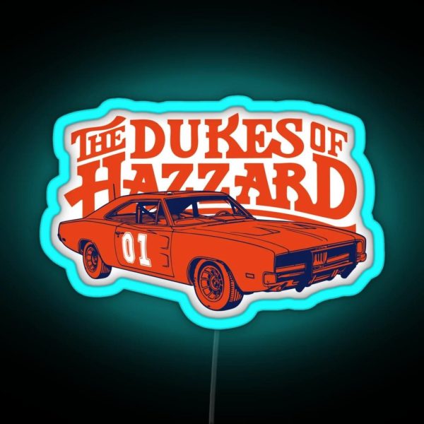 The Dukes Of Hazzard RGB Neon Sign