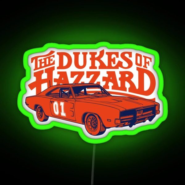 The Dukes Of Hazzard RGB Neon Sign