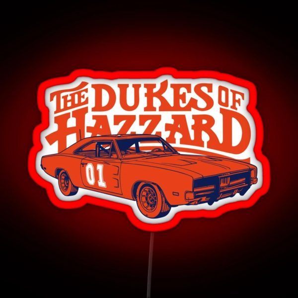 The Dukes Of Hazzard RGB Neon Sign