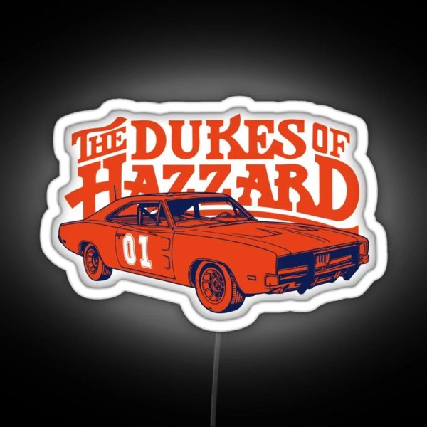 The Dukes Of Hazzard RGB Neon Sign