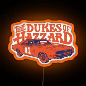 The Dukes Of Hazzard RGB Neon Sign