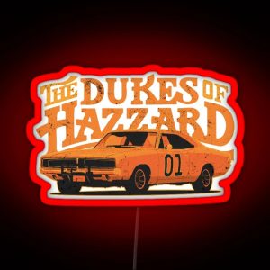 The Dukes Of Hazzardgeneral Leeclassic RGB Neon Sign