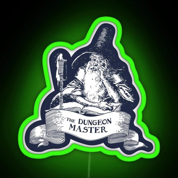 The Dungeon Master RGB Neon Sign