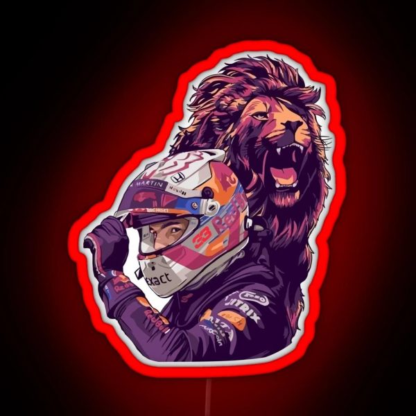 The Dutch Lion 33 RGB Neon Sign