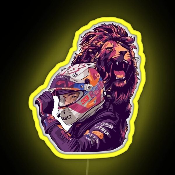 The Dutch Lion 33 RGB Neon Sign