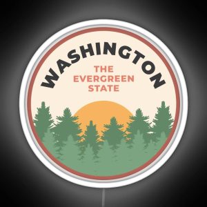 The Evergreen State RGB Neon Sign