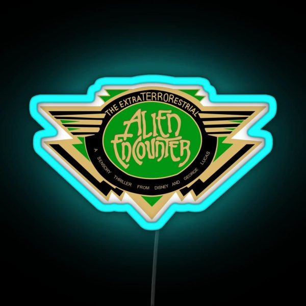 The Extraterrorestrial Alien Encounter RGB Neon Sign