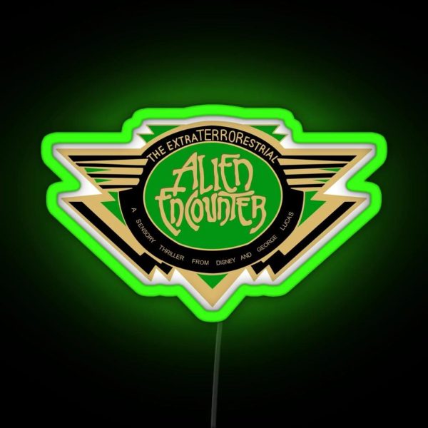 The Extraterrorestrial Alien Encounter RGB Neon Sign
