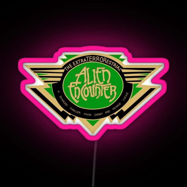 The Extraterrorestrial Alien Encounter RGB Neon Sign