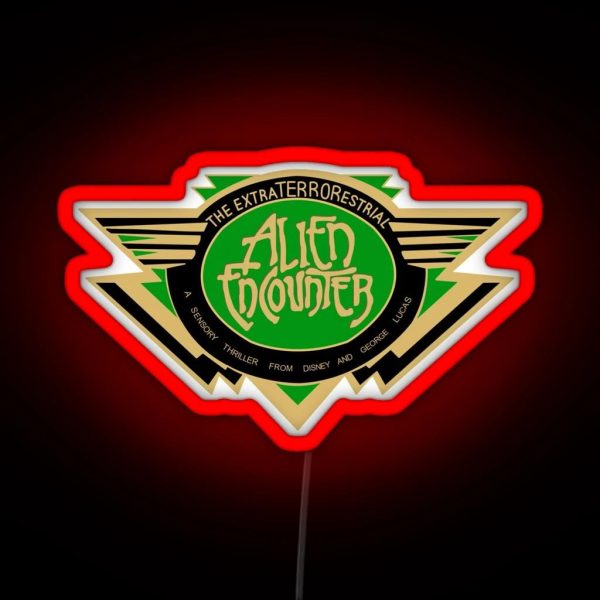 The Extraterrorestrial Alien Encounter RGB Neon Sign