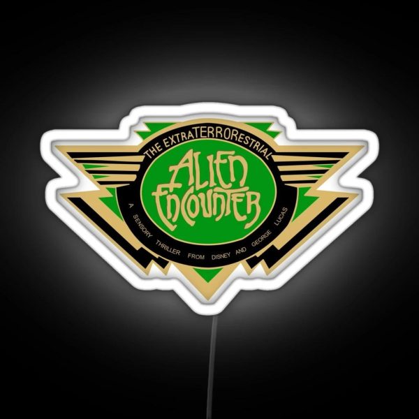 The Extraterrorestrial Alien Encounter RGB Neon Sign
