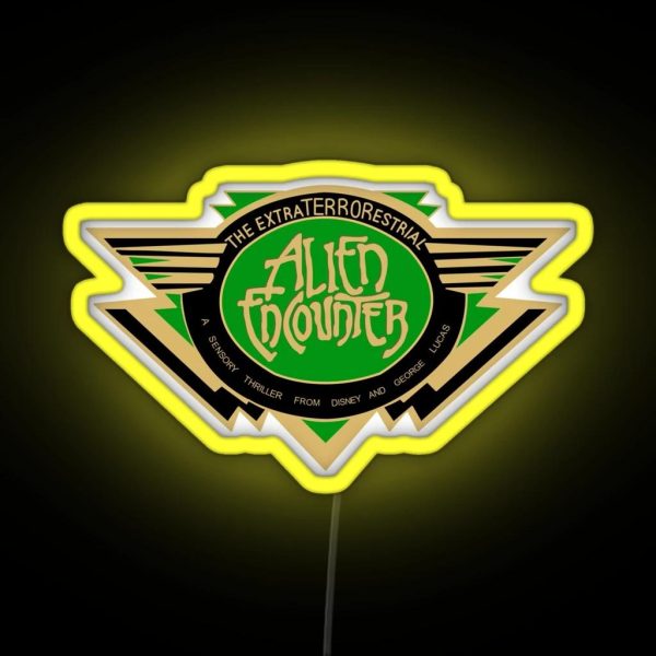 The Extraterrorestrial Alien Encounter RGB Neon Sign