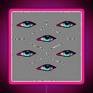 The Eyes RGB Neon Sign