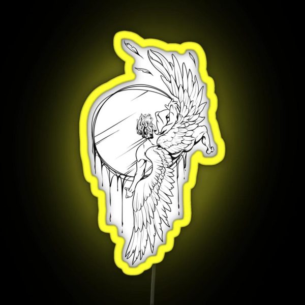 The Fall Of Icarus RGB Neon Sign