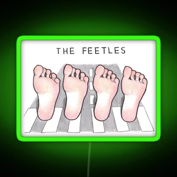 The Feetles RGB Neon Sign