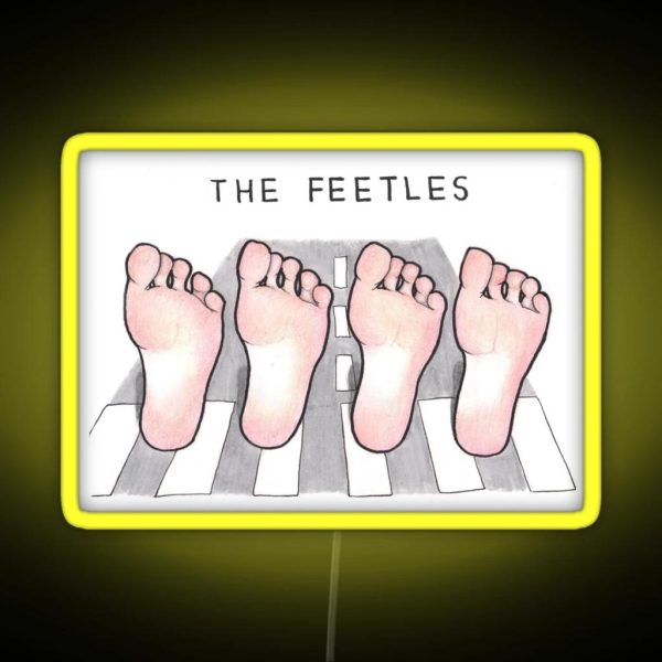 The Feetles RGB Neon Sign