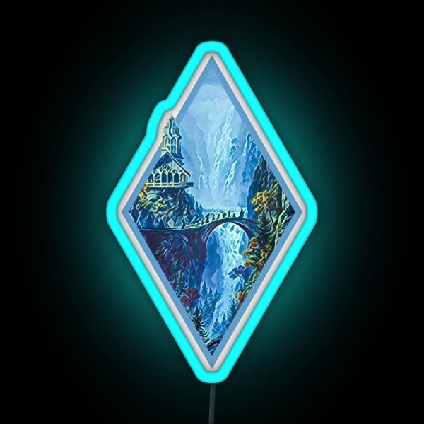 The Fellowship Departs Digital Art Diamond RGB Neon Sign