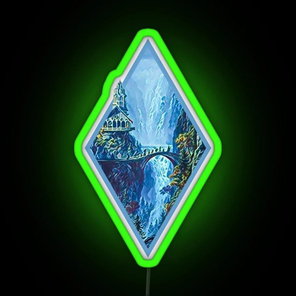The Fellowship Departs Digital Art Diamond RGB Neon Sign