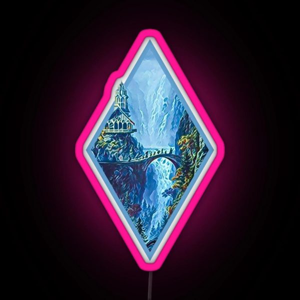 The Fellowship Departs Digital Art Diamond RGB Neon Sign