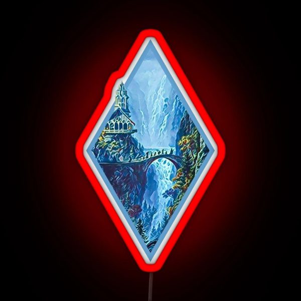 The Fellowship Departs Digital Art Diamond RGB Neon Sign