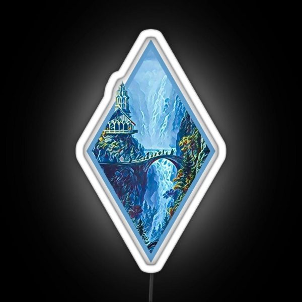 The Fellowship Departs Digital Art Diamond RGB Neon Sign