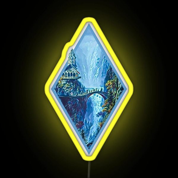 The Fellowship Departs Digital Art Diamond RGB Neon Sign