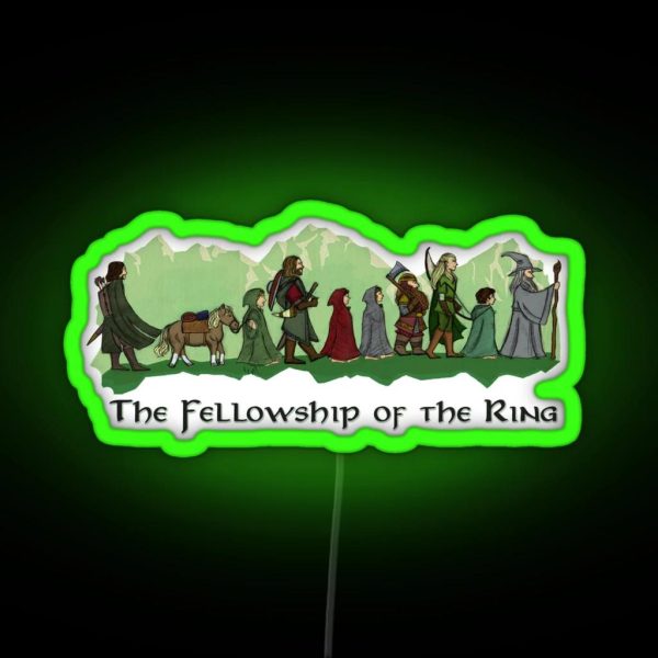 The Fellowship Of The Ring RGB Neon Sign