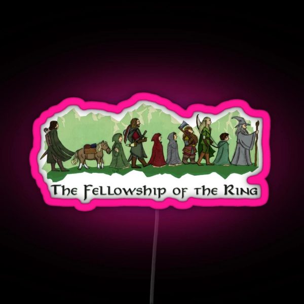 The Fellowship Of The Ring RGB Neon Sign