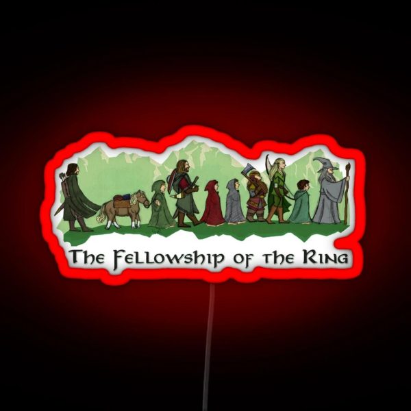 The Fellowship Of The Ring RGB Neon Sign