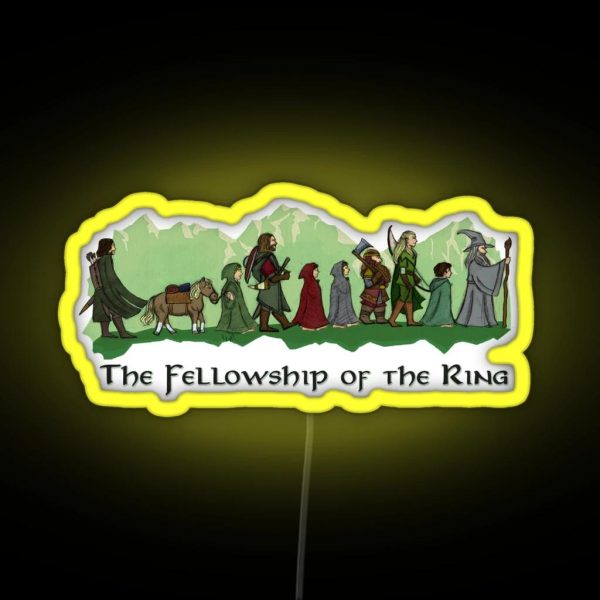 The Fellowship Of The Ring RGB Neon Sign
