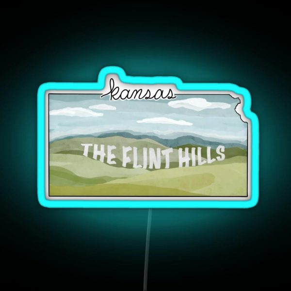 The Flint Hills RGB Neon Sign
