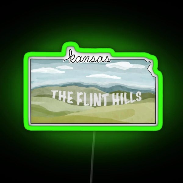 The Flint Hills RGB Neon Sign