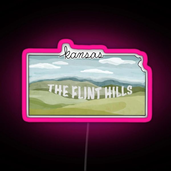 The Flint Hills RGB Neon Sign